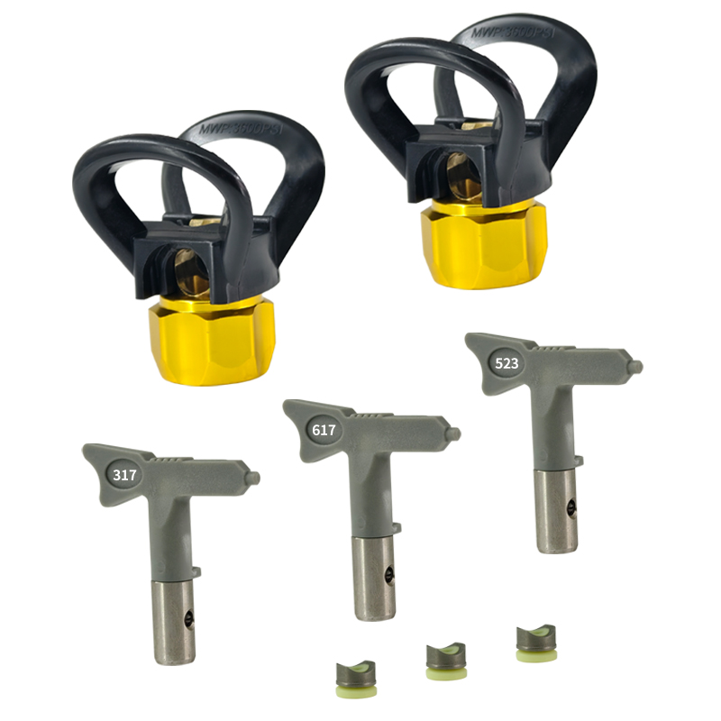 Crossfit Machine - Airless Paint Nozzles Set Reversible Spray