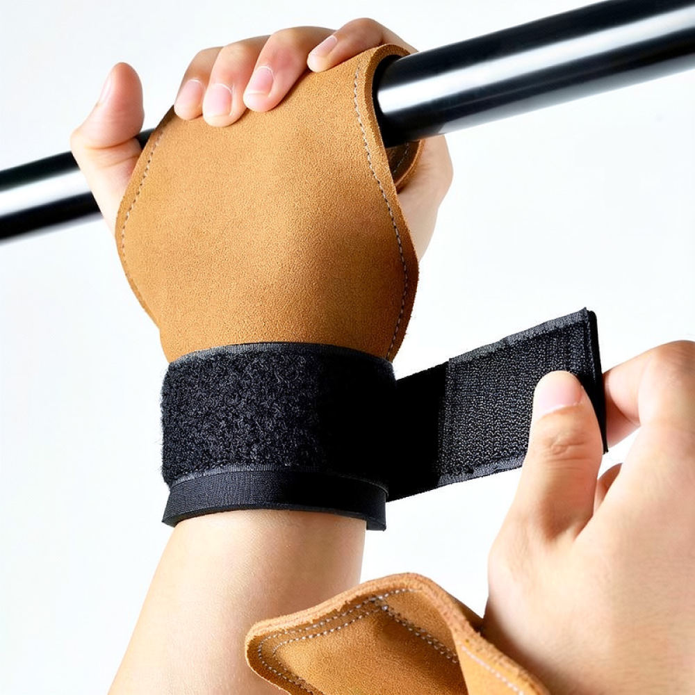 Cowhide Lifting Straps Gym Wri - Weightlifting Gloves review and price