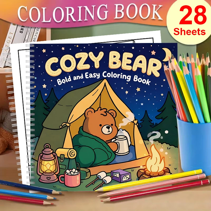 Cozy Bear Coloring Book for Ad - Chalk Bag review and price