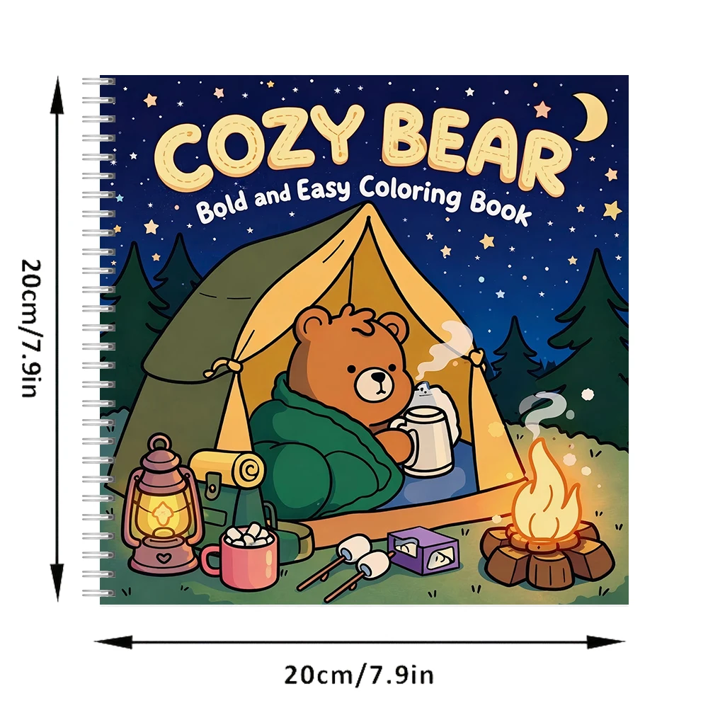 Cozy Bear Coloring Book for Ad - Chalk Bag review and price