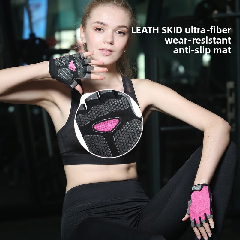 Gym Gloves Half Finger Non Sli - Weightlifting Gloves review and price